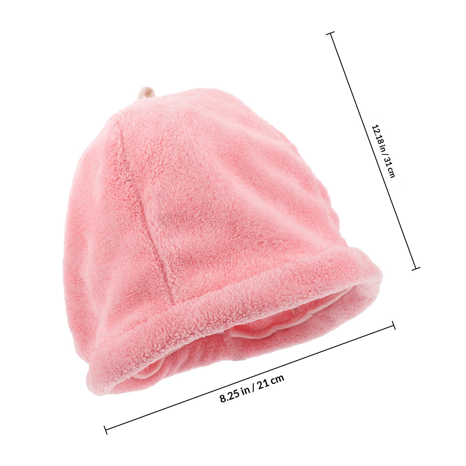 Coral Fleece Hair Drying Cap Q - Spa Towel 评论和价格