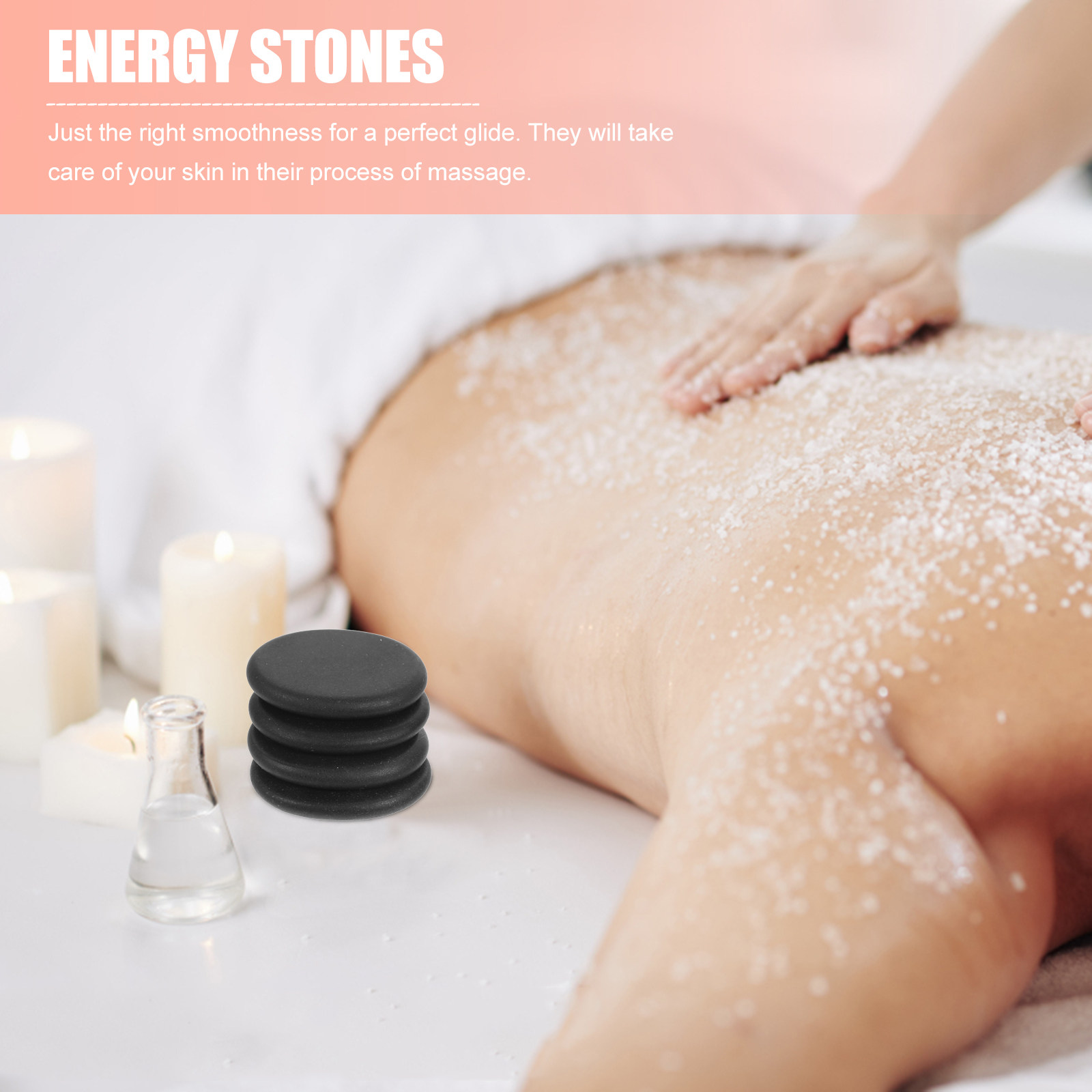 10Pcs Volcanic Hot Stones Natu - Foot Spa 评论和价格