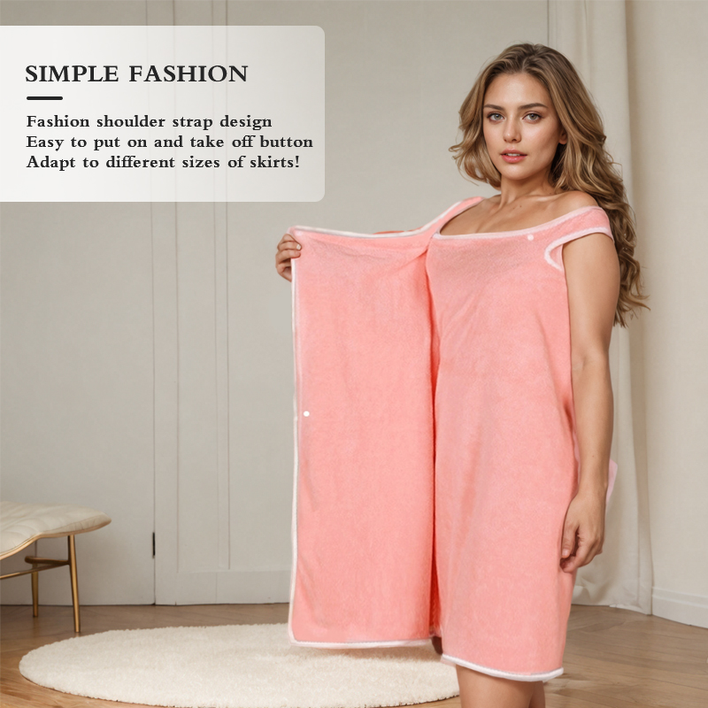 1pc Bath Towel Household Women - Bathrobe 评论和价格