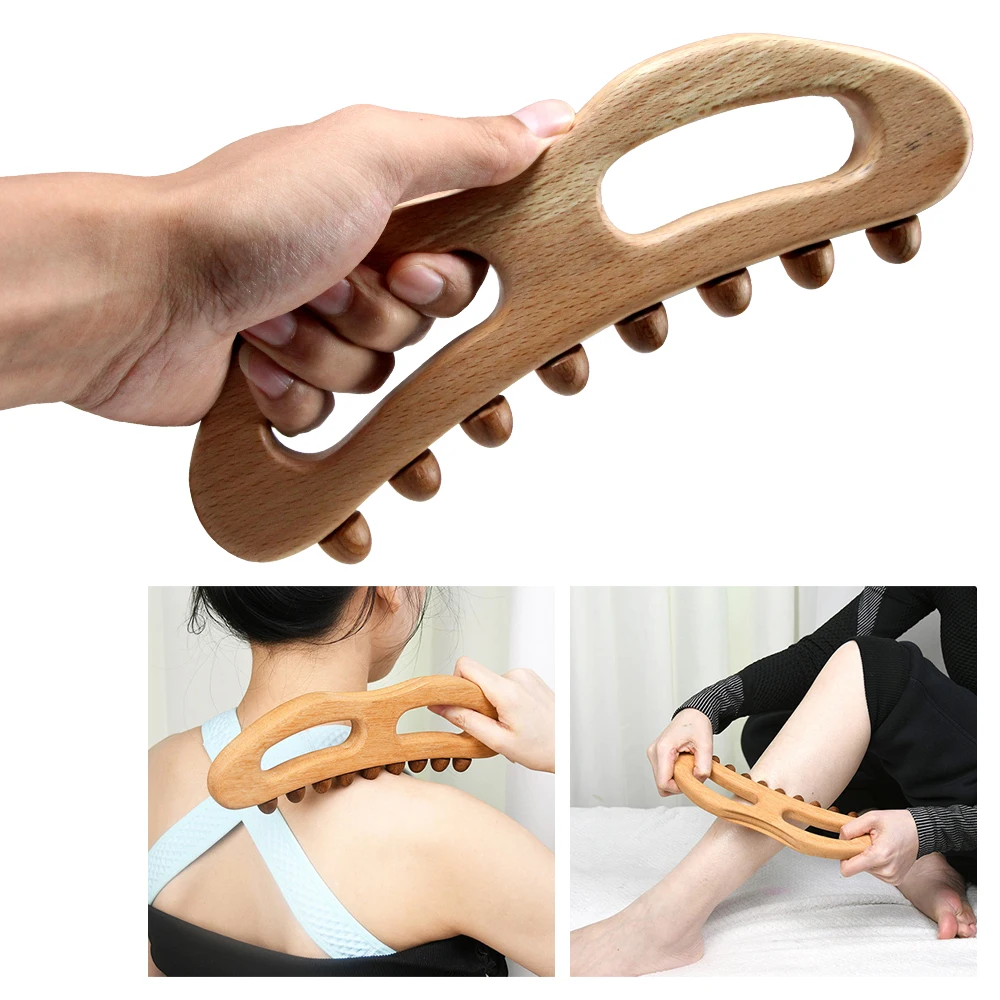 Wooden Trigger Point Massage B - Body Brush 评论和价格