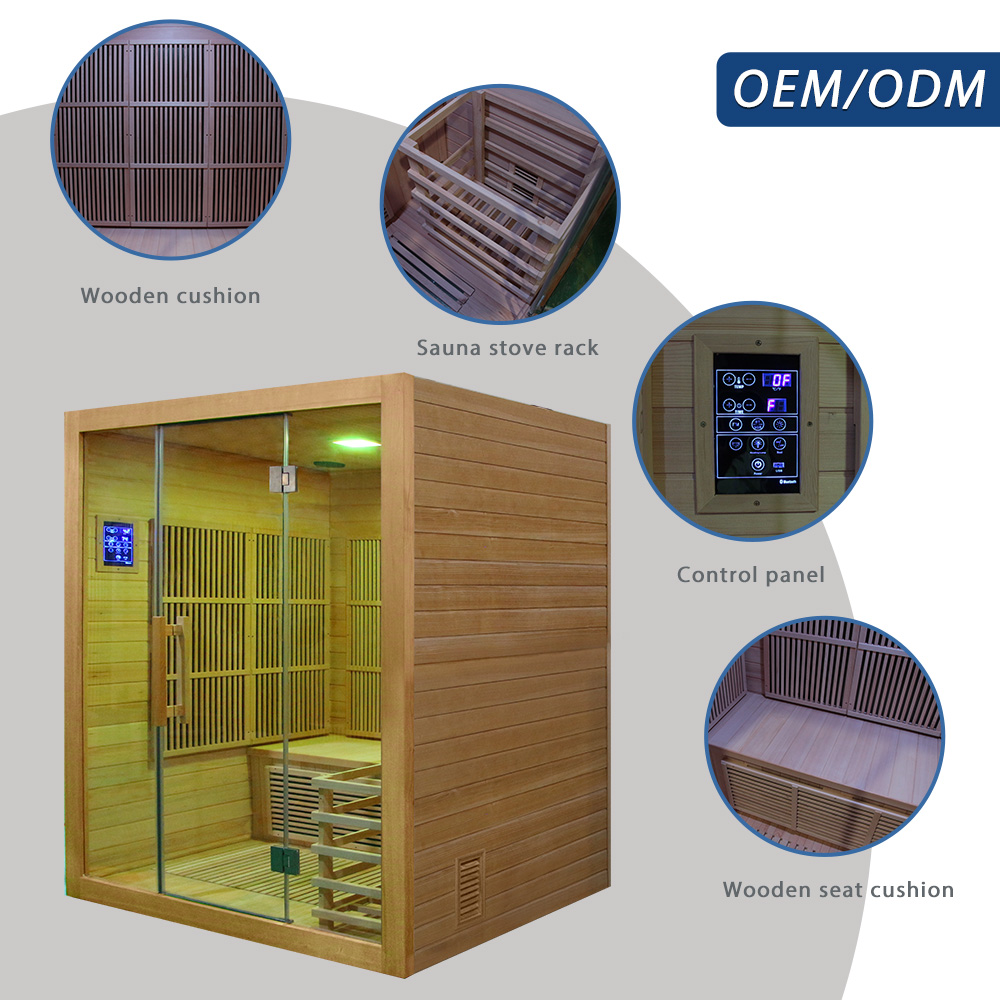 Modern Hemlock Wood Far Infrar - Spa Wellness Gym 评论和价格